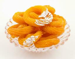 Indian Sweet Food Paneer Jalebi photo