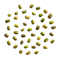 AI generated Mung bean seeds isolated on transparent background png