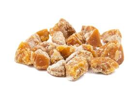 Group of jaggery on White Background photo