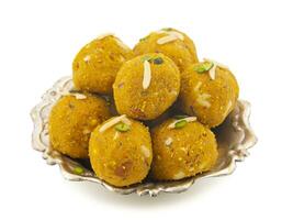 Indian Traditional Winter Sweet Food Methi Laddu photo