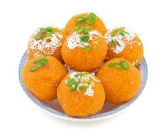 Indian Sweet Motichoor laddu photo