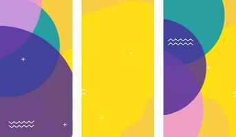 Abstract background. Dynamic shape composition. Eps10 vector