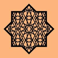 Simple Vector Pattern for CNC Laser Cutting, Decoration, and Ornament