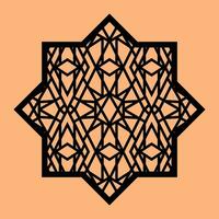 Simple Vector Pattern for CNC Laser Cutting, Decoration, and Ornament