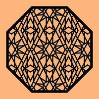 Simple Vector Pattern for CNC Laser Cutting, Decoration, and Ornament