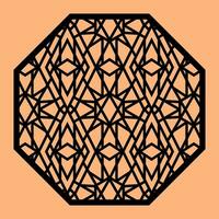 Simple Vector Pattern for CNC Laser Cutting, Decoration, and Ornament