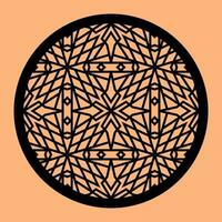 Simple Vector Pattern for CNC Laser Cutting, Decoration, and Ornament