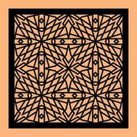 Simple Vector Pattern for CNC Laser Cutting, Decoration, and Ornament