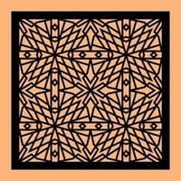 Simple Vector Pattern for CNC Laser Cutting, Decoration, and Ornament