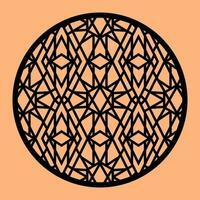 Simple Vector Pattern for CNC Laser Cutting, Decoration, and Ornament