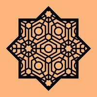 Simple Vector Pattern for CNC Laser Cutting, Decoration, and Ornament