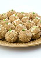 Indian Traditional Sweet Food Urad Dal Laddu photo