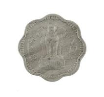 indio antiguo moneda o indio moneda en blanco antecedentes foto