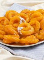 Indian Sweet Food Paneer Jalebi photo