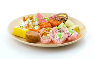 Indian Traditional Mix Sweet Food or Mix Mithai photo