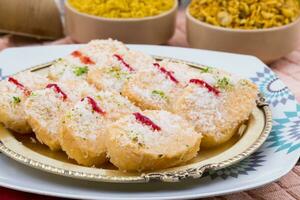 Indian Sweet Food Chena Toast photo