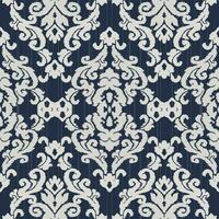 Floral vintage seamless pattern for retro wallpapers. Enchanted Vintage Flowers. Arts and Crafts movement inspired. Design for wrapping paper, wallpaper, fabrics and fashion clothes. Ikat pattern. vector