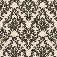 Floral vintage seamless pattern for retro wallpapers. Enchanted Vintage Flowers. Arts and Crafts movement inspired. Design for wrapping paper, wallpaper, fabrics and fashion clothes. Ikat pattern. vector