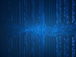 AI generated Digital Cyberspace with Particles and Digital Data Network Connections. High Speed Connection and Data Analysis Technology Digital Abstract Background Concept. 3d rendering photo