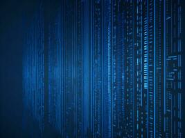 AI generated Digital Cyberspace with Particles and Digital Data Network Connections. High Speed Connection and Data Analysis Technology Digital Abstract Background Concept. 3d rendering photo
