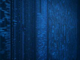 AI generated Digital Cyberspace with Particles and Digital Data Network Connections. High Speed Connection and Data Analysis Technology Digital Abstract Background Concept. 3d rendering photo