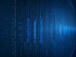 AI generated Digital Cyberspace with Particles and Digital Data Network Connections. High Speed Connection and Data Analysis Technology Digital Abstract Background Concept. 3d rendering photo