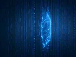 AI generated Digital Cyberspace with Particles and Digital Data Network Connections. High Speed Connection and Data Analysis Technology Digital Abstract Background Concept. 3d rendering photo