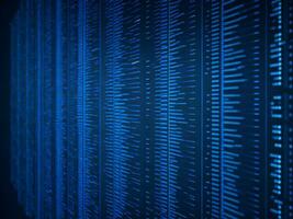 AI generated Digital Cyberspace with Particles and Digital Data Network Connections. High Speed Connection and Data Analysis Technology Digital Abstract Background Concept. 3d rendering photo