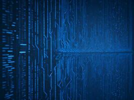 AI generated Digital Cyberspace with Particles and Digital Data Network Connections. High Speed Connection and Data Analysis Technology Digital Abstract Background Concept. 3d rendering photo