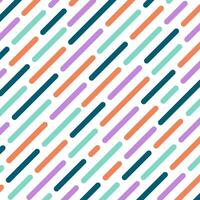 Colorful minimal geometric diagonal lines pattern vector