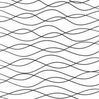 Wave line pattern vector