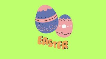 2d animated easter concept video