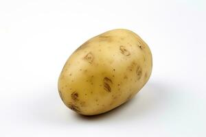 AI generated Potato isolated on white background. AI Generated photo