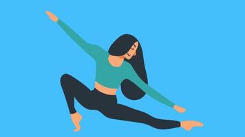 2d yoga fille video