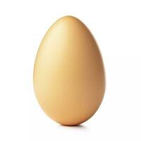 AI generated Egg isolated on white background. AI Generated photo