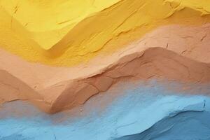 AI generated Close up of multi coloured sand background. AI Generated. photo
