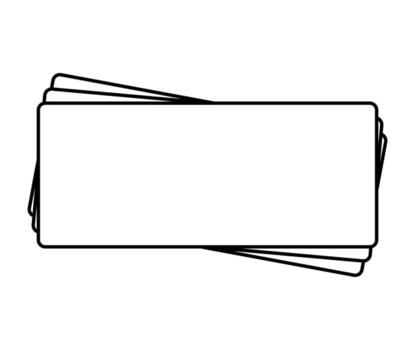 Square frame. Geometric abstract square element. Vector illustration