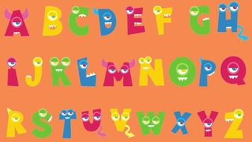 animiert Alphabet zum Kinder video