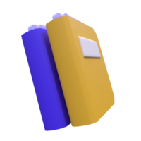 unique 3d rendering file folder icon simple.Realistic vector illustration png