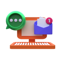 unique 3d render social media creative concept icon .Trendy and modern in 3d style. png