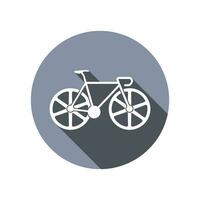 pista bicicleta icono vector