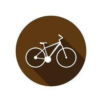 hybrid bike icon vector