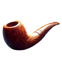 AI generated Tobacco pipe isolated on transparent background png