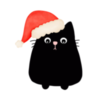 Black cat cartoon png