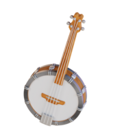 3d illustratie banjo png