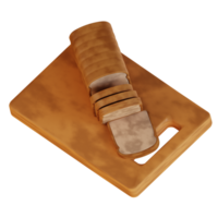 3d illustration bread png