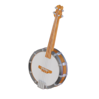 3d ilustração banjo png