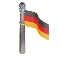 3d illustration Allemagne drapeau png