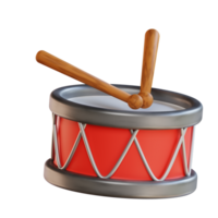 3d illustration drum png