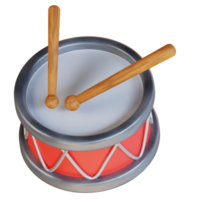 3d illustration drum png